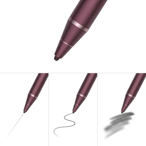  Aktív érintőceruza, Stylus AS01 Tech-Protect bordó - 3