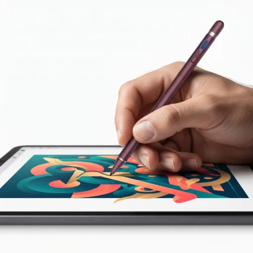  Aktív érintőceruza, Stylus AS01 Tech-Protect bordó - 4