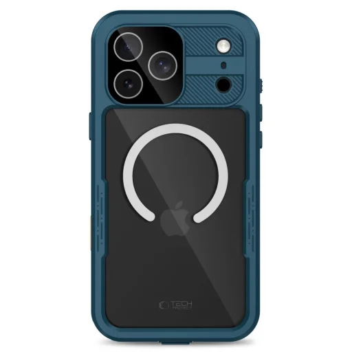  Apple iPhone 17 Pro / 18 Pro óceánkék Tech-Protect ShellBox MagSafe IP68 vízálló tok - 4
