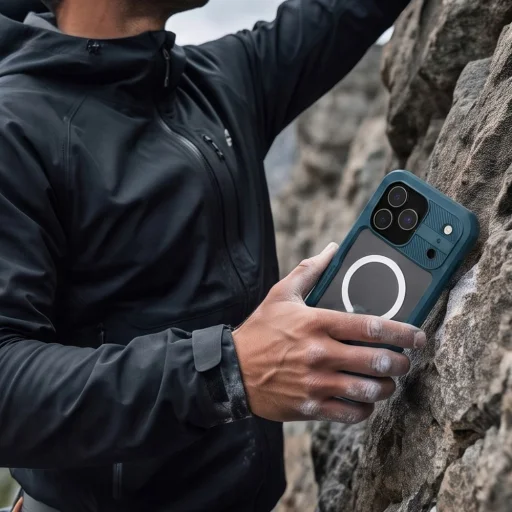  Apple iPhone 17 Pro / 18 Pro óceánkék Tech-Protect ShellBox MagSafe IP68 vízálló tok - 7