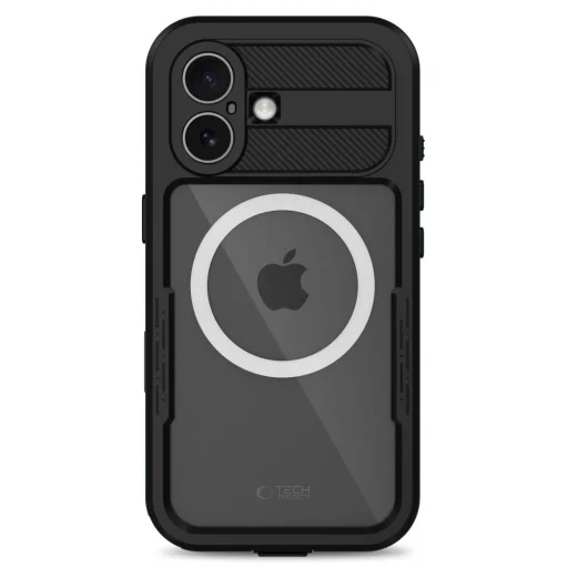  Apple iPhone 17 fekete Tech-Protect ShellBox MagSafe IP68 vízálló tok - 3