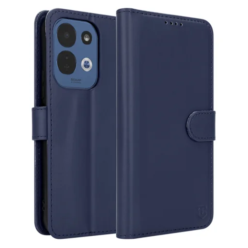  Xiaomi Redmi 17 4G/5G kék Tactical Field Notes oldalra nyíló tok - 3