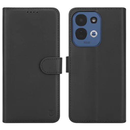  Xiaomi Redmi 17 4G/5G Tactical Field Notes oldalra nyíló tok, fekete - 2