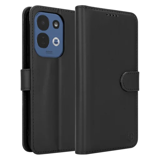  Xiaomi Redmi 17 4G/5G Tactical Field Notes oldalra nyíló tok, fekete - 3