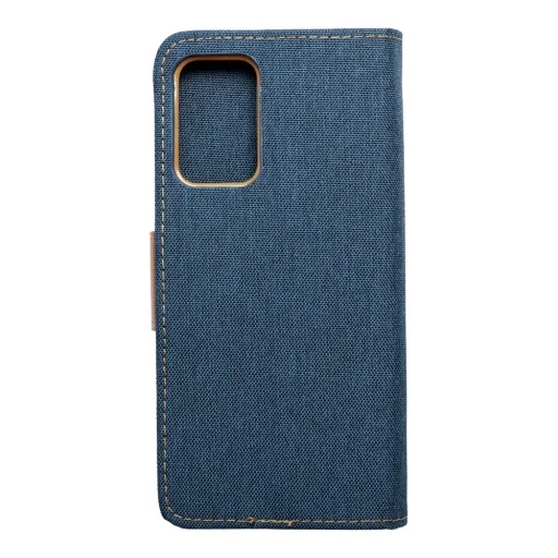 Samsung A72 4G Canvas fliptok sötétkék - 3