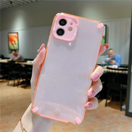 iPhone 13 Pro Max Armor Glitter tok pink - 4