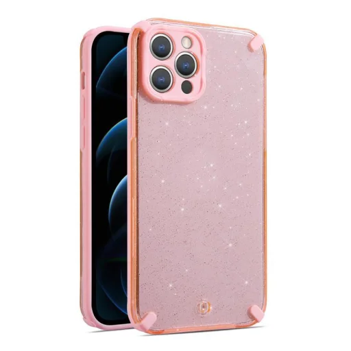 iPhone 13 Pro Max Armor Glitter tok pink - 1