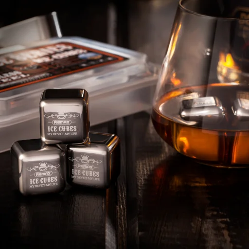 Remax Binjee nemesacél, fém jégkocka 8 db - 3