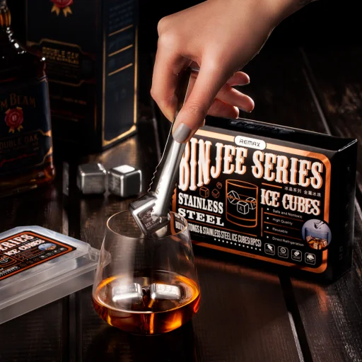 Remax Binjee nemesacél, fém jégkocka 8 db - 2