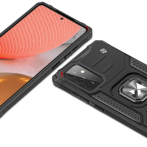 Samsung Galaxy A72 4G Wozinsky Ring Armor Case Kickstand telefontok piros - 4