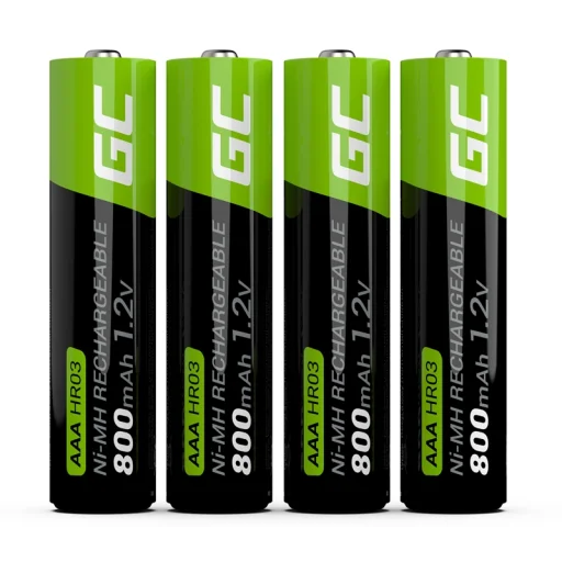 Green Cell 4x AAA HR03 Akkumulátor 800mAh - 3