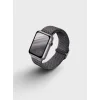 Apple Watch 38/40/41 mm Uniq Aspen fonott szíj szürke