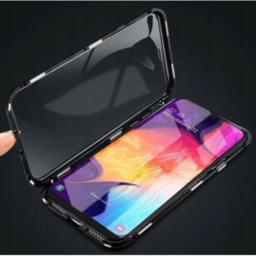 Huawei P30 Lite 3in1 mágneses 360 tok fekete - 4