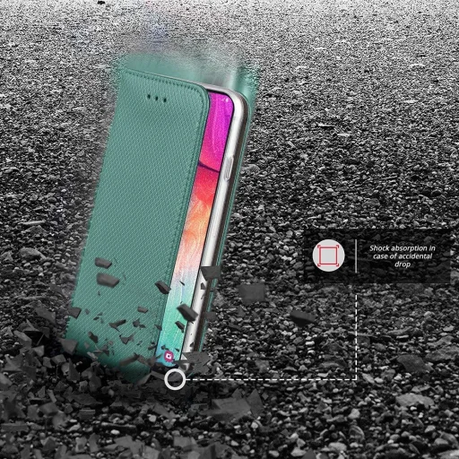 Samsung A21s Mágneses fliptok menta - 7