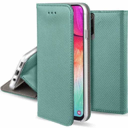 Samsung A21s Mágneses fliptok menta - 1