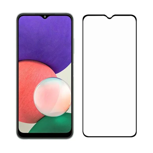 Samsung A22 5G 5D Full Glue kijelzővédő üvegfólia - 5