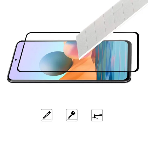 Xiaomi Redmi Note 10 Pro 5G 5D Full Glue kijelzővédő üvegfólia - 4