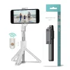 Selfie bot és tripod bluetooth távirányítóval fehér thumbnail