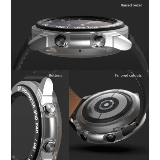 Ringke Air tok és Bezel Styling káva dísz Samsung Galaxy Watch 3 (41mm) fekete - 3