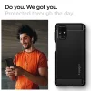 Samsung Galaxy M31s Spigen Rugged Armor tok matt fekete (ACS01459) - 5