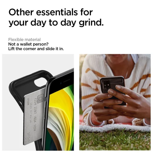 Samsung Galaxy M31s Spigen Rugged Armor tok matt fekete (ACS01459) - 3