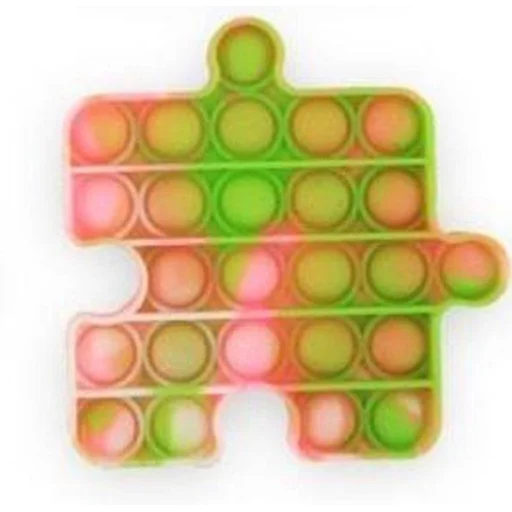 Magic Pop Anti stressz, színes stressz levezető puzzle darab, vegyes színekkel - 1