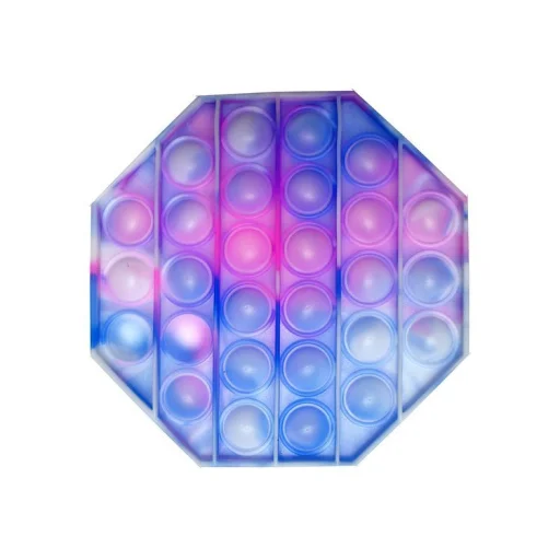 Magic Pop Anti stressz, színes stressz levezető nyolcszög, vegyes színekkel - 1
