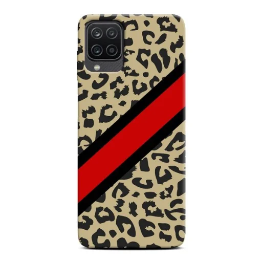 Samsung A12 Casegadget párduc mintás tok - 1