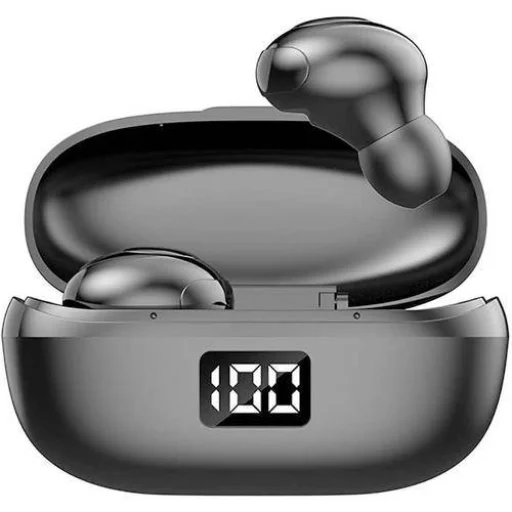 Vezeték nélküli TWS Bluetooth fülhallgató fekete HKT-6 - 1