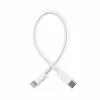 USB Type-C - Lightning kábel 20cm fehér thumbnail