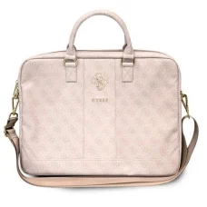 Guess 4G Big Metal Logo 15'' laptop táska rózsaszín (GUCB15G4GFPI)