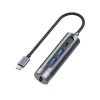 Joyroom S-H113 4in1 Dokkoló HUB USB Type-C -  2x USB 3.0, HDMI, Type-C thumbnail
