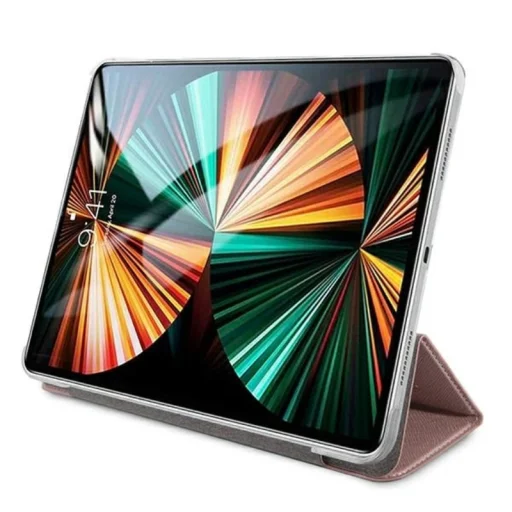 Guess Saffiano 4G Big Metal Logo tok iPad Pro 12.9'' 2021 (rózsaszín) - 4