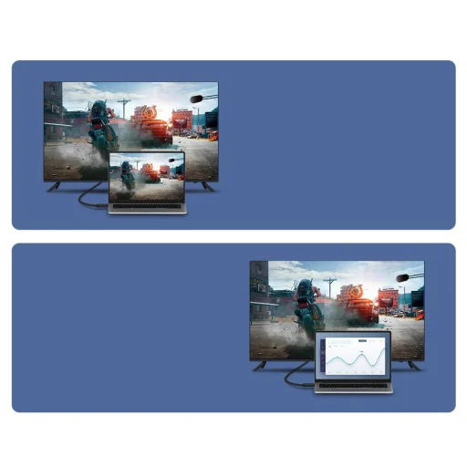 Baseus HDMI 2.0 kábel 4K 60Hz 3D HDR 18Gbps 2m fekete (CAKGQ-B01) - 11