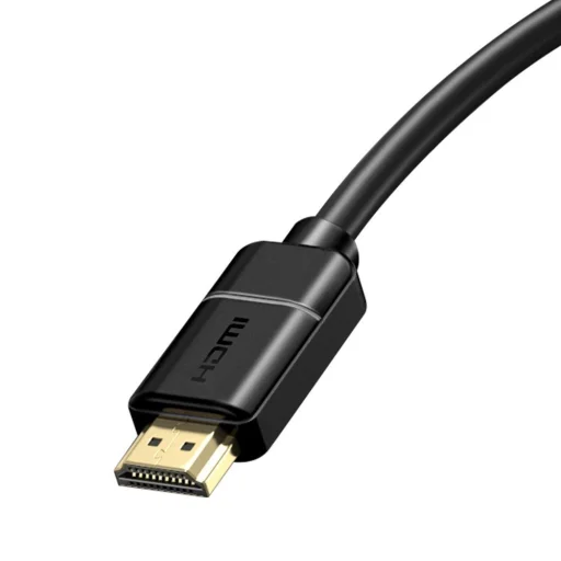Baseus HDMI 2.0 kábel 4K 30 Hz 3D HDR 18Gbps 8m fekete (CAKGQ-E01) - 4