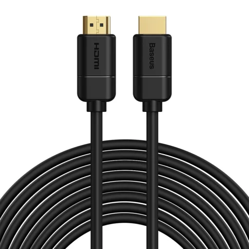 Baseus HDMI 2.0 kábel 4K 30 Hz 3D HDR 18Gbps 8m fekete (CAKGQ-E01) - 1