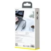 Baseus Külső hálózati adapter USB 3.2 Gen1 1000Mbps Gigabit Ethernet USB / USB Type-C szürke (CAHUB-AF0G) thumbnail