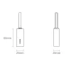 Baseus Külső hálózati adapter USB 3.2 Gen1 1000Mbps Gigabit Ethernet USB-A szürke (CAHUB-AD0G) thumbnail