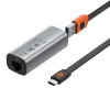 Baseus Külső hálózati adapter USB 3.2 Gen1 1000Mbps Gigabit Ethernet USB / USB Type-C szürke (CAHUB-AF0G) thumbnail