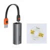 Baseus Külső hálózati adapter USB 3.2 Gen1 1000Mbps Gigabit Ethernet USB / USB Type-C szürke (CAHUB-AF0G) thumbnail