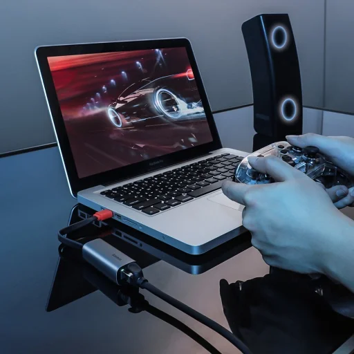 Baseus Külső hálózati adapter USB 3.2 Gen1 1000Mbps Gigabit Ethernet USB-A szürke (CAHUB-AD0G) - 10