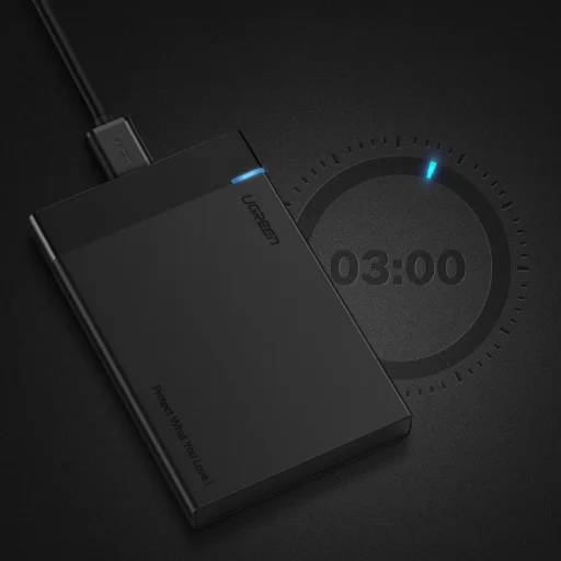 Ugreen HDD SSD 2,5'' SATA USB 3.2 Gen 1 (5 Gbps) micro USB SuperSpeed külső ház + kábel (US221 30848) - 8