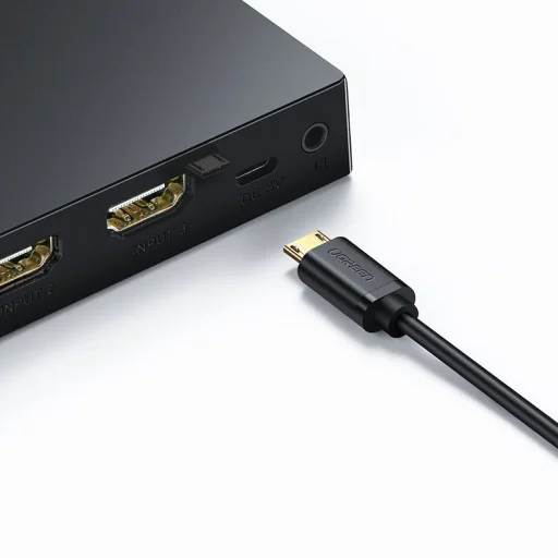 Ugreen HDMI - 3x HDMI splitter elosztó 3D 4K 7.5 Gbps 36bit fekete (40234) - 17