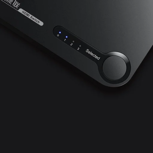 Ugreen HDMI - 3x HDMI splitter elosztó 3D 4K 7.5 Gbps 36bit fekete (40234) - 1