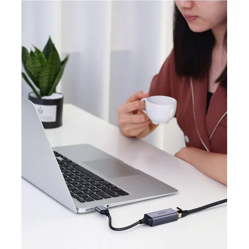 Ugreen USB 3.2 Gen1 1000Mbps Gigabit Ethernet külső internet adapter szürke (CM209 50922) - 11