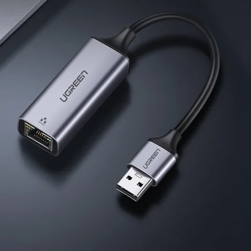 Ugreen USB 3.2 Gen1 1000Mbps Gigabit Ethernet külső internet adapter szürke (CM209 50922) - 2