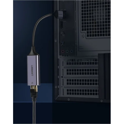 Ugreen USB 3.2 Gen1 1000Mbps Gigabit Ethernet külső internet adapter szürke (CM209 50922) - 15
