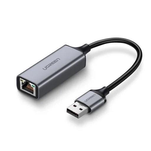 Ugreen USB 3.2 Gen1 1000Mbps Gigabit Ethernet külső internet adapter szürke (CM209 50922) - 1