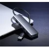 Ugreen USB - 4xUSB 3.2 Gen1 HUB Micro USB áramellátással szürke (CM219 50985) - 9