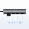 Ugreen USB - 4xUSB 3.2 Gen1 HUB Micro USB áramellátással szürke (CM219 50985) - 13